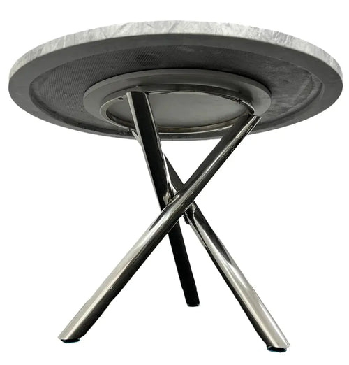 Paris 1m Round Dining Table – Marble Top