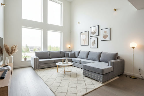 Ambassador Premium Velvet Double Chaise Corner Sofa Suite
