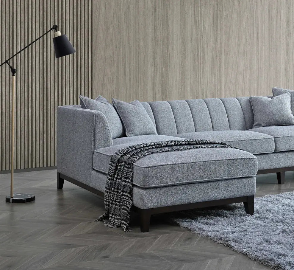 Aluxo Cooper Corner Group in Dolphin Boucle