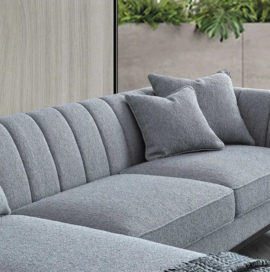 Aluxo Cooper Corner Group in Dolphin Boucle