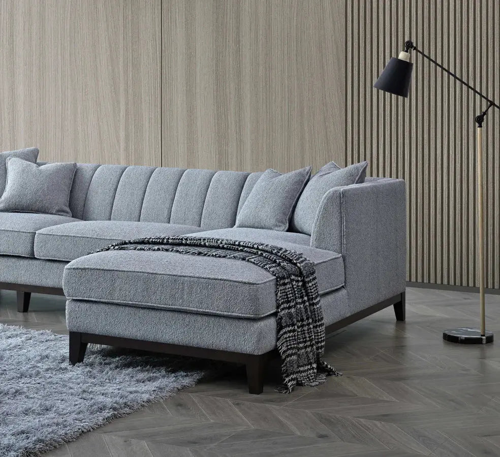 Aluxo Cooper Corner Group in Dolphin Boucle