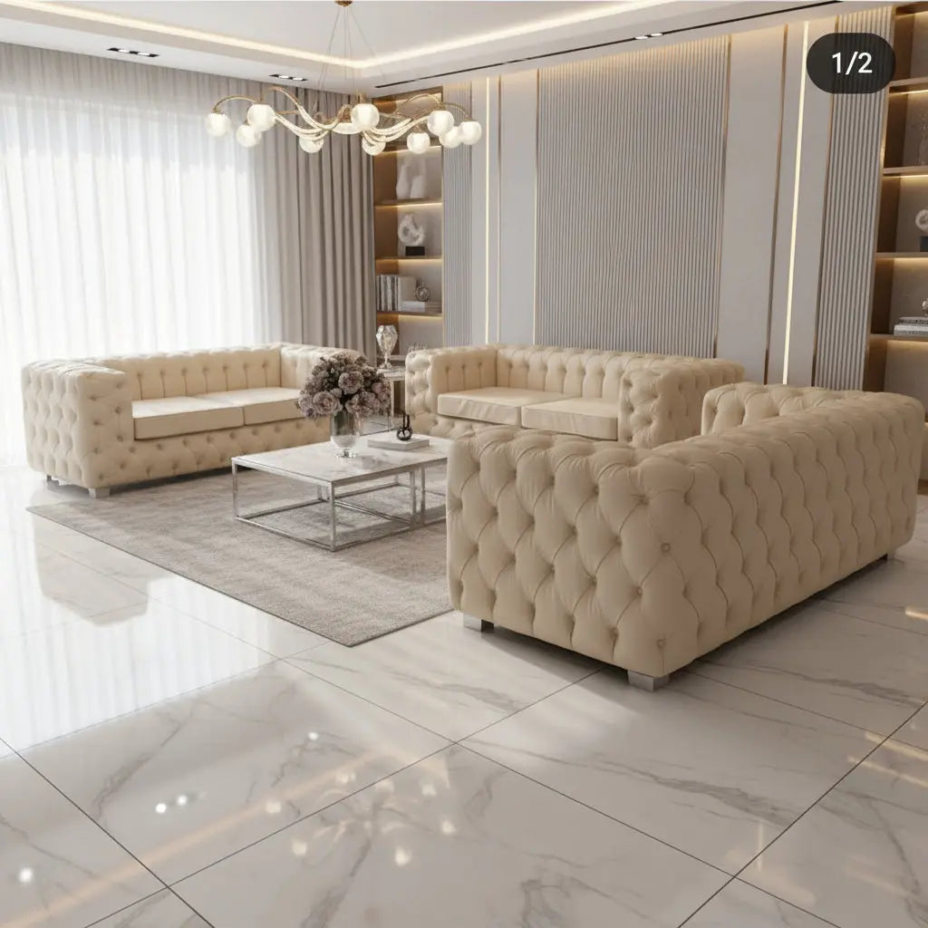 Knightsbridge Velvet Sofa Range – Bespoke Contemporary Luxury