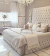 Ryman Plush Velvet Bed – Bespoke Handcrafted Bedstead (Made in the UK)