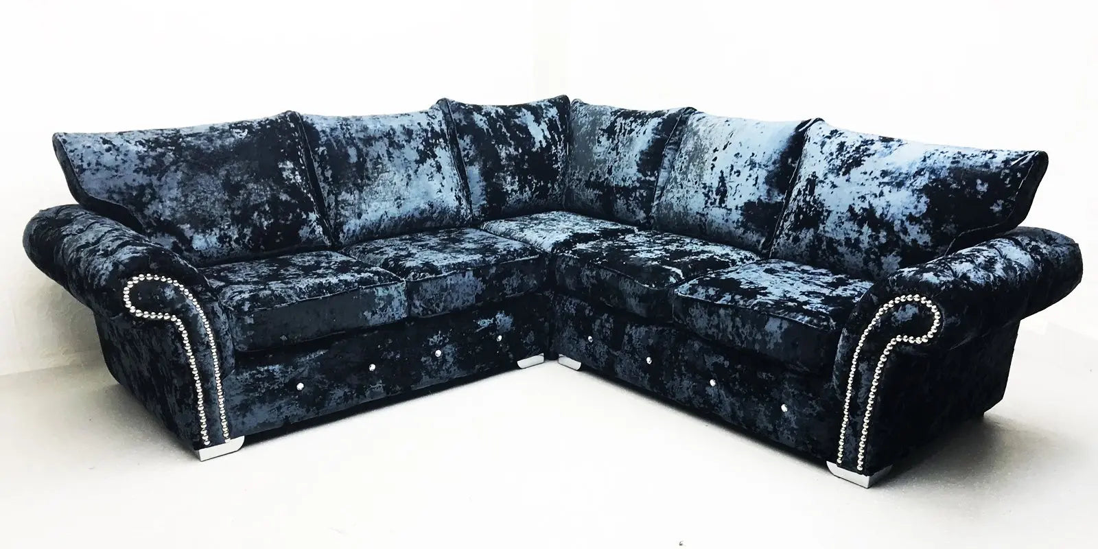 Chelsea Crushed Velvet Sofa Range – Bespoke Luxury