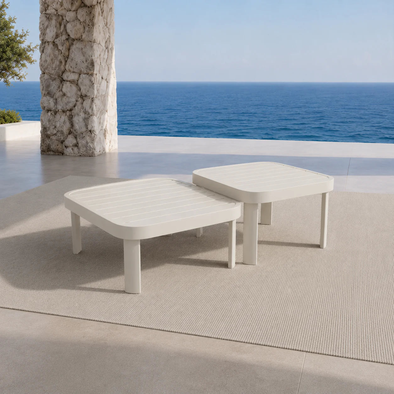 ALUXO® Sofia Outdoor Range - 8 Seater Corner Lounge Set Livara Interiors