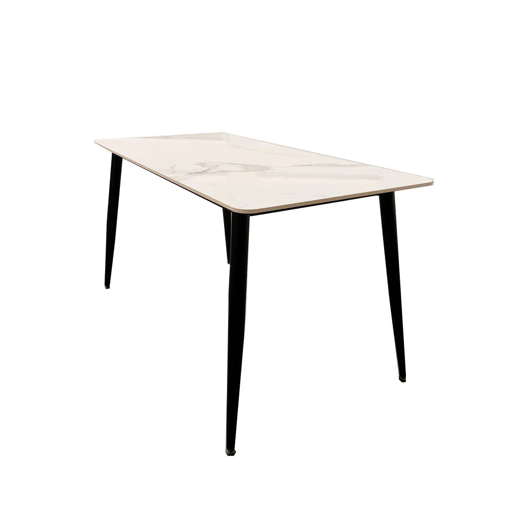 Titus 1.4 Black Dining Table with Sintered Stone Top LIVARA
