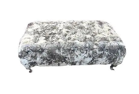 Stella Chesterfield Footstool – Lustro Crushed Velvet