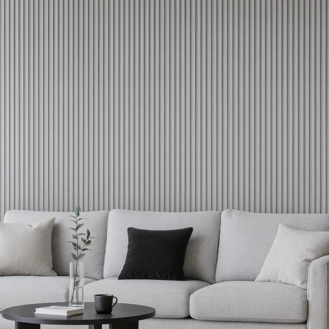WPC Wall Panels - Wood Effect Wave Wall Panels - 235cm x 16cm (10 pack)