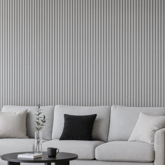 WPC Wall Panels - Wood Effect Wave Wall Panels - 235cm x 16cm (10 pack)