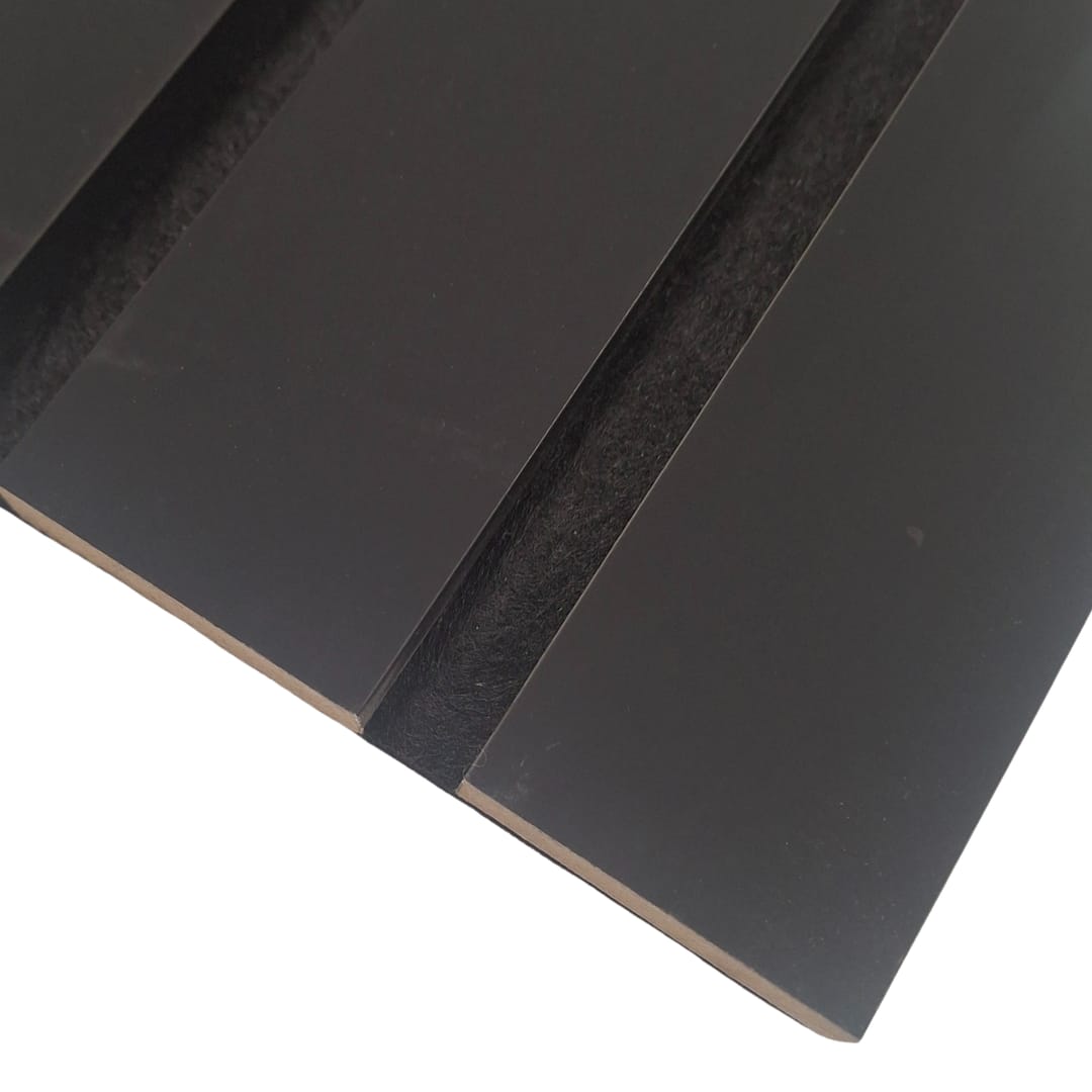 Coloured Acoustic WIDE SLAT Wall Panels - 3 sided -240cm x 30cm (2 pack)