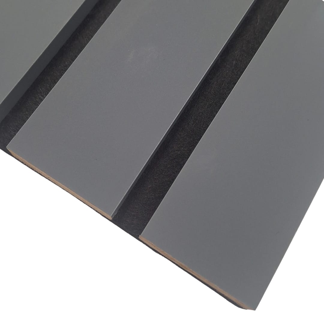 Coloured Acoustic WIDE SLAT Wall Panels - 3 sided -240cm x 30cm (2 pack)