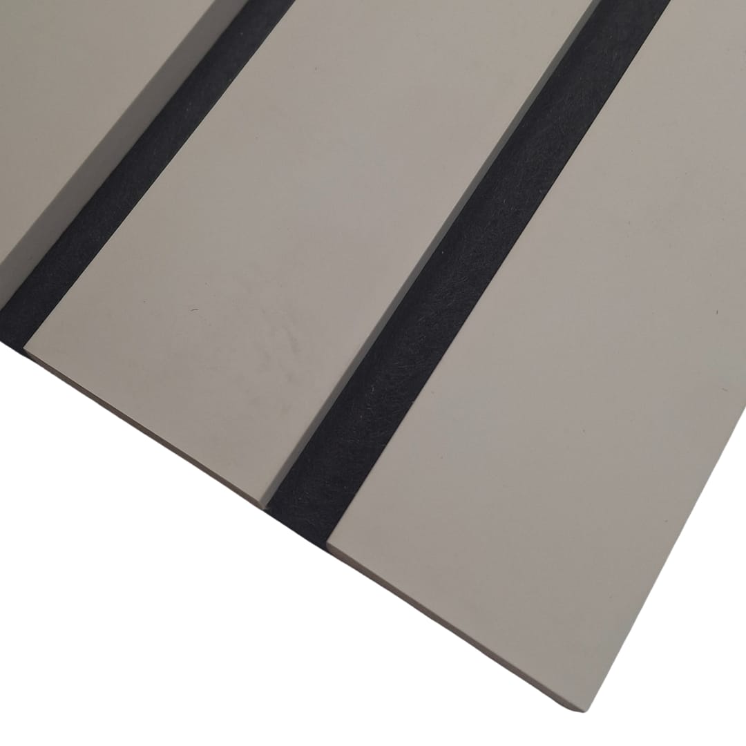 Coloured Acoustic WIDE SLAT Wall Panels - 3 sided -240cm x 30cm (2 pack)