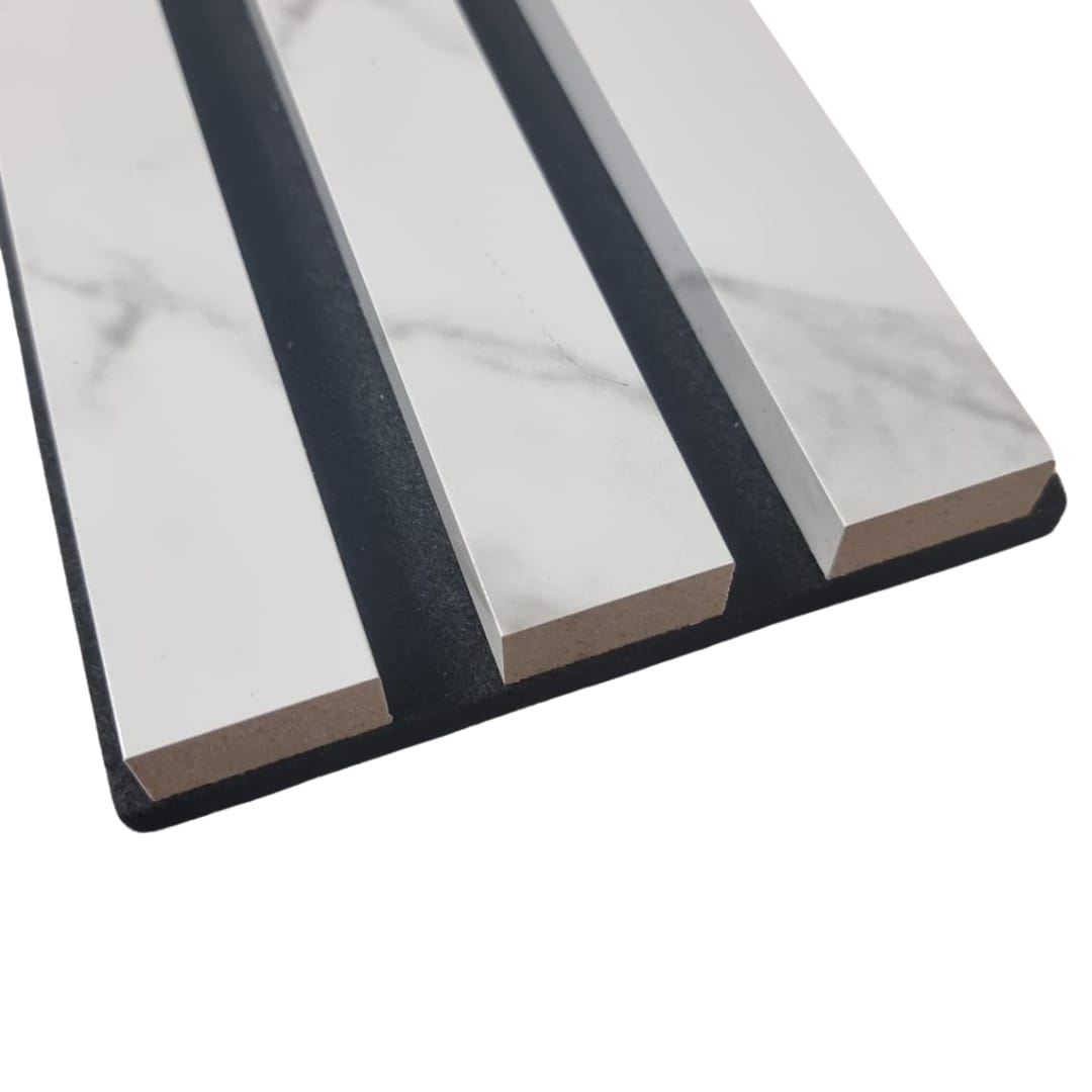 Acoustic Slatted Wall Panels - Luxe Finish - 240cm x 60cm (4 pack)