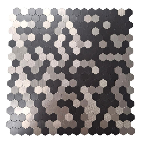 Mosaic Wall Tiles - Mini Hexagon - 30cm x 30cm (10 pack)