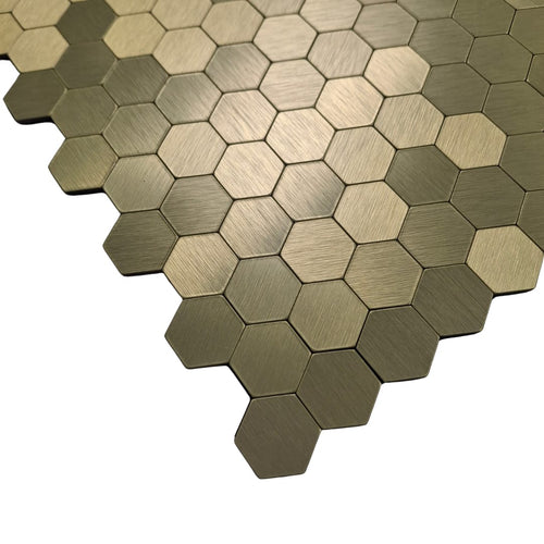 Mosaic Wall Tiles - Mini Hexagon - 30cm x 30cm (10 pack)