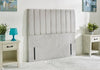 Luxury Floor Standing Upholstered Headboard – Vertical Panel Velvet Design Livara Interiors