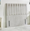 Elegant Floor Standing Upholstered Headboard – Vertical Panel Velvet Design Livara Interiors