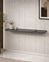 Modern Wall-Mounted Floating Shelf – Anthracite Grey or Black F I INTERIORS