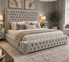 Parklane Bedframe 4ft6 Double Grey Naples Fabric FIL