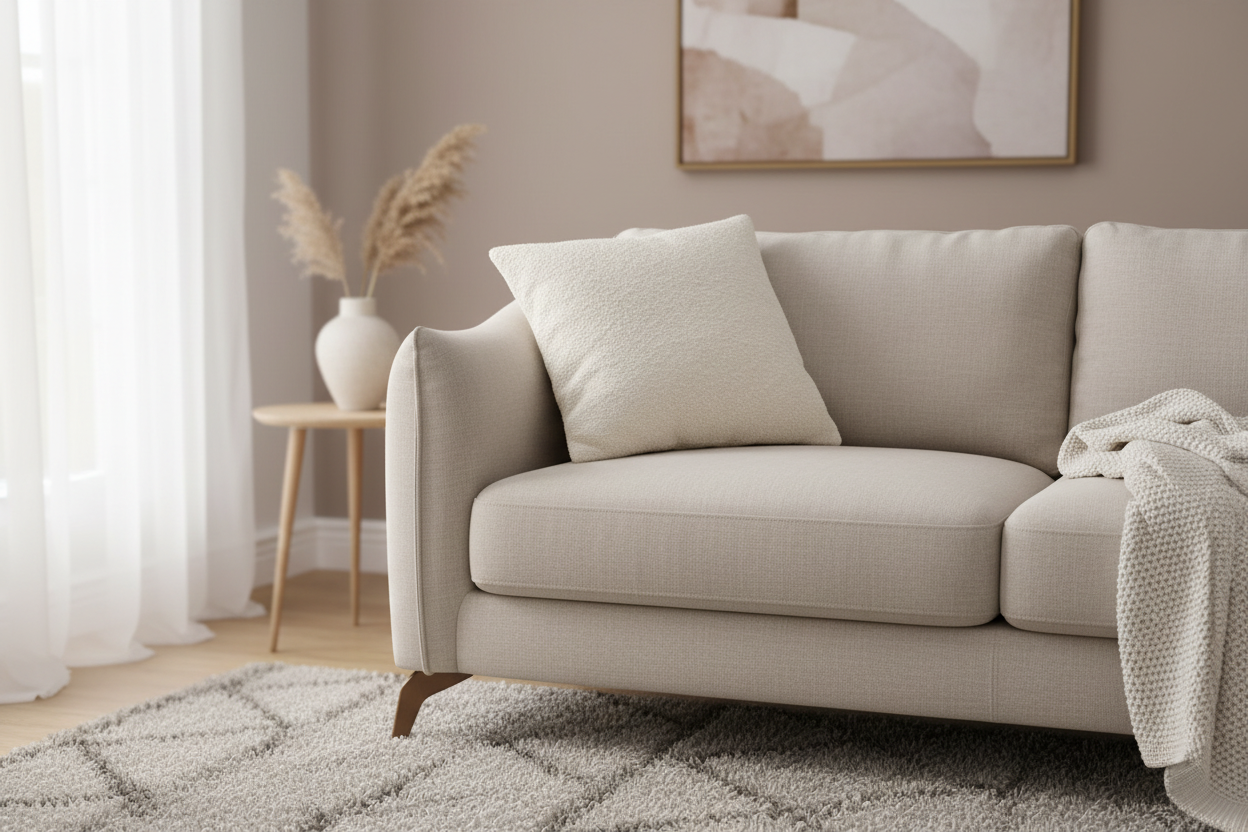Boucle cushions Livara Interiors