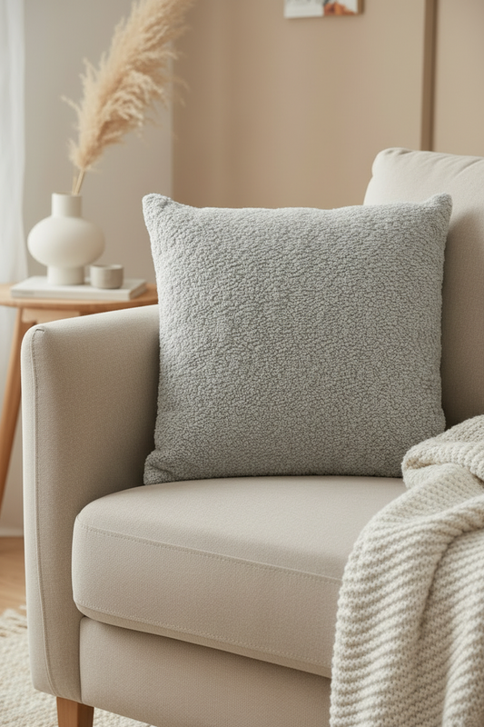 Boucle cushions Livara Interiors
