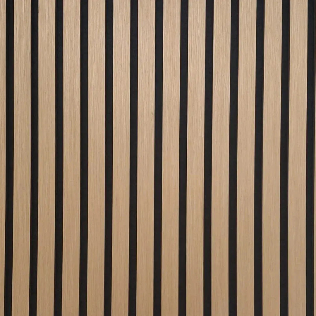 Acoustic Pattern Wall Panels - Square - 60 x 60cm (4 pack) Premium Oak