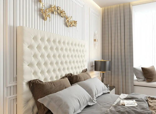 Chelsea Upholstered Soft Velvet Phonematic Tv Bespoke Bed Frame