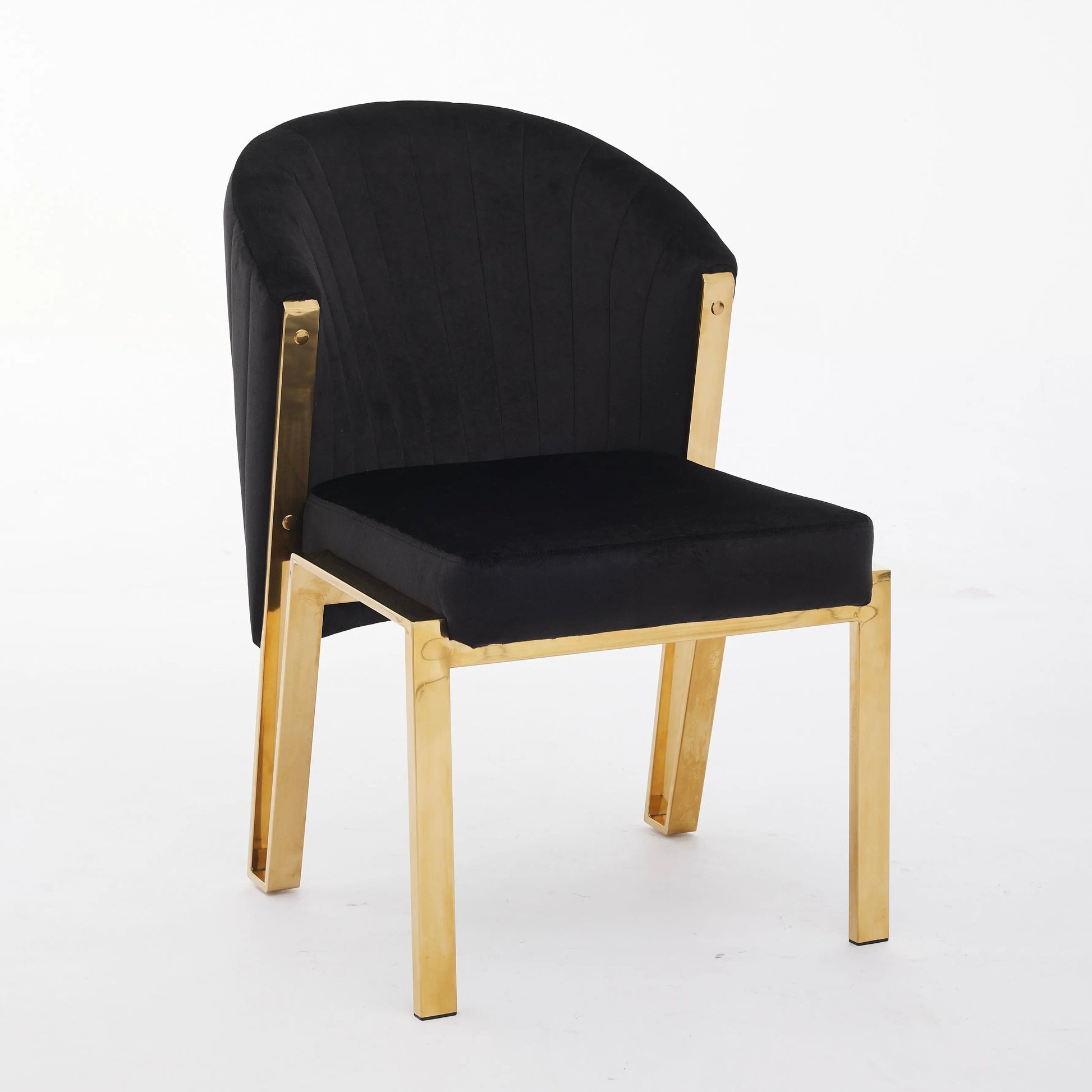 Santorini Sintered Stone Dining Table with Fabio Grey Shimmer Fabric Dining Chairs