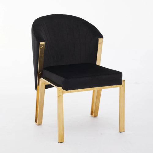 Santorini Sintered Stone Dining Table with Fabio Grey Shimmer Fabric Dining Chairs