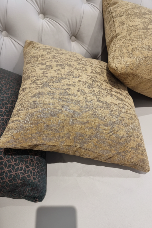 Petra Gold Cushion Livara Interiors