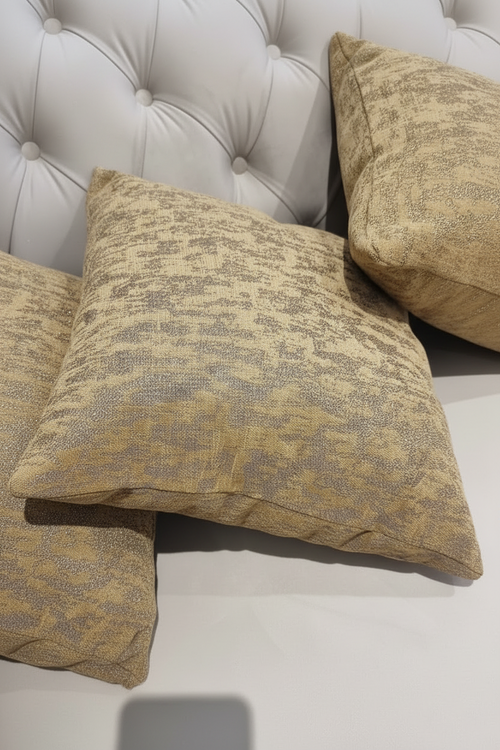 Petra Gold Cushion Livara Interiors
