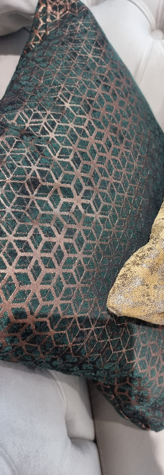 Petra Green Cushion Livara Interiors