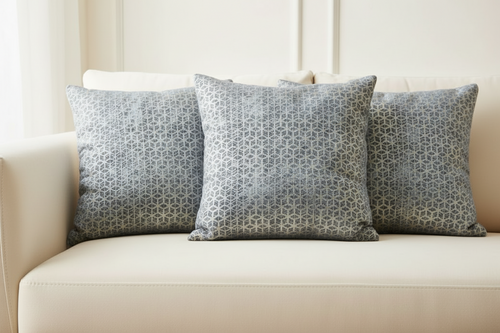 Petra Sky Blue Cushion Livara Interiors