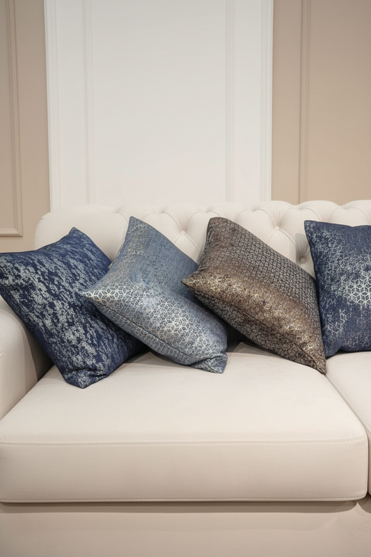 Petra Sky Blue Cushion Livara Interiors