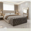 Ottoman Chesterfield Storage Blanket Box