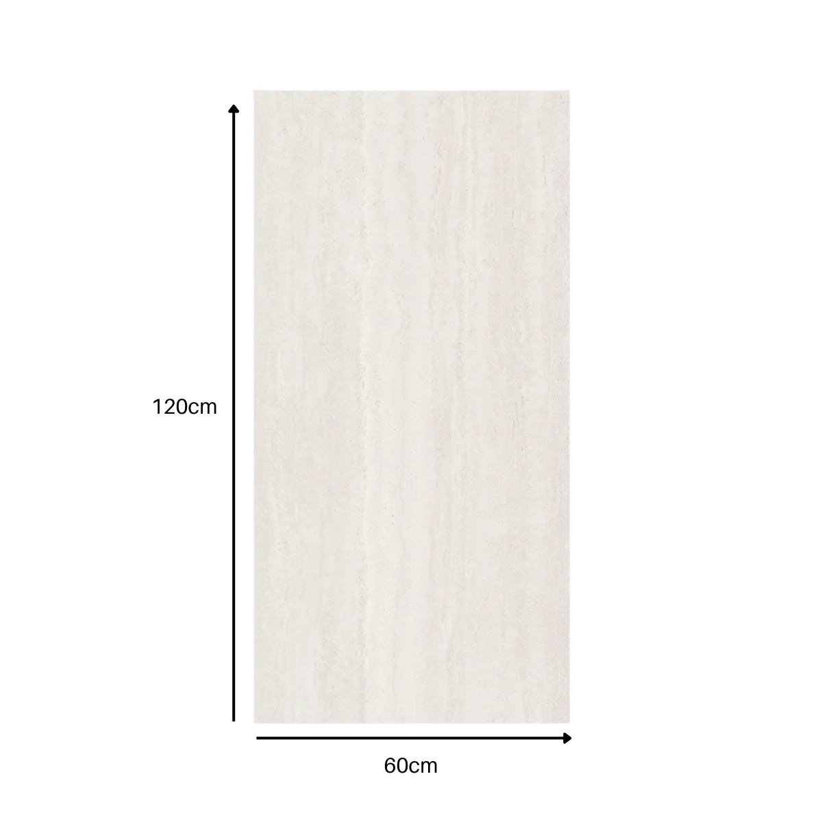 Travertine MCM Flexible Stone Tile - 120cm x 60cm (4 pack)
