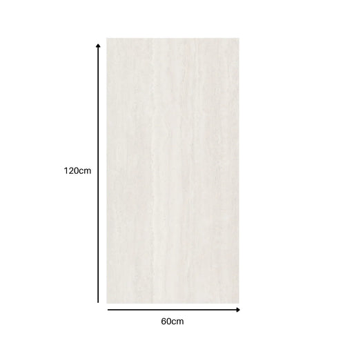 Travertine MCM Flexible Stone Tile - 120cm x 60cm (4 pack)