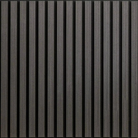 Acoustic Pattern Wall Panels - Square - 60 x 60cm (4 pack) Black Oak